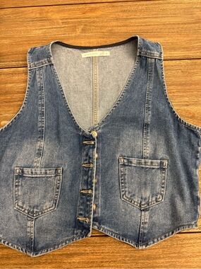 Denim Vest - Blue Women Jeans Vest